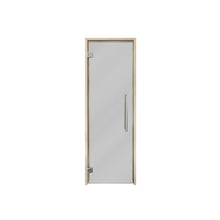 PROSAUNAS Clear & Tinted Glass Sauna Door, Prehung Tinted Glass Sauna Door (Left Hanging, Tinted - Aspen Frame 24x81)