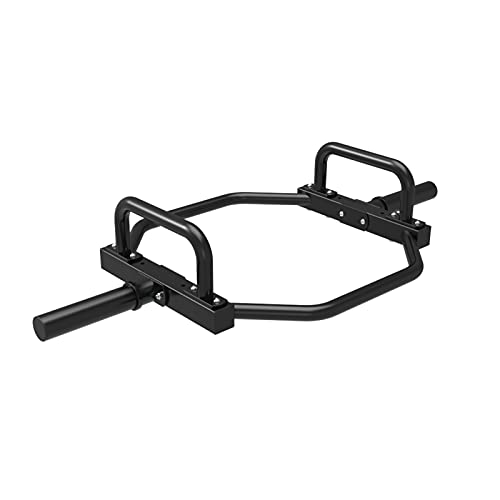 VEITEOX FTY Hex Trap Barbell Bar - High Hexagon Deadlift & Squat Bar