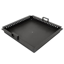 Blue Sky Outdoor Living Square Mammoth 28" Patio Smokeless Fire Pit with Spark Screen and Screen Lift