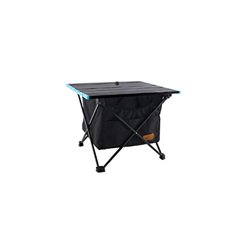 AFPSDLFJDLS Outdoor Foldable Table with Storage Bag Aluminum Picnic Folding Camping Desk with Waterproof Tableware Cloth