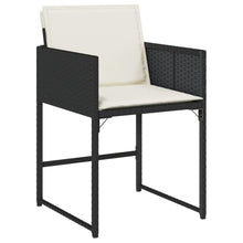 AMBERARD Patio Dining Set Set of 16 Black PE Rattan Large Foldable Furniture Set