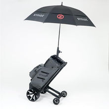 Zero Friction Stride Remote Follow Me Electric Golf Bag Trolley Cart Gray