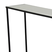 Benzara Kellie Nesting Plant Stand Table Set of 3, Black Metal, Glass Tops