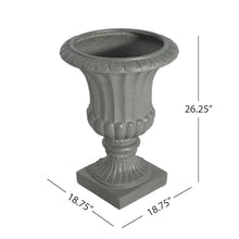 YJSPSSW Outdoor Garden Urn Planter, 26 in Decorative Flower Pot