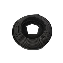 300FT Black Landscape Edging with 500 6 Spikes for Lawn, 1.5 Inch Tall