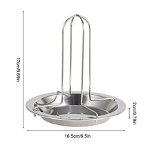 Portable Barbecue Grilling Baking Cooking Pans Non-Stick Chicken Roaster Rack with Bowl BBQ Accessories Tools