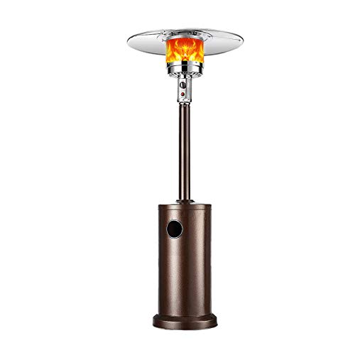 AIZYR Free Standing Outdoor Patio Heater - Patio Gas Heater Easy Control Bathroom Heater for Outdoor Restaurant Garden,Natural Gas