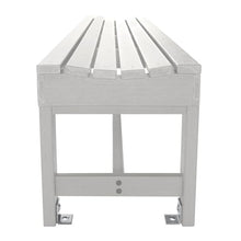 Sequoia Professional Commercial Grade Weldon Backless Picnic Bench, 6ft, White