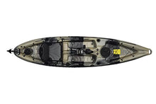 Riot Kayaks Mako 12 Angler Fishing Kayak with Impulse Pedal Drive Jungle Camo