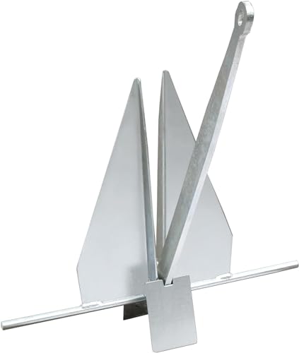 DANFORTH Standard Anchor 70 lbs with 3,000 lbs Holding Power Silver