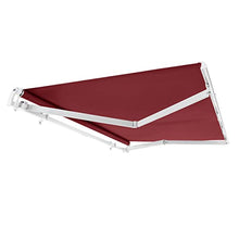 Awntech 24' Maui Manual (24' x 10') Retractable Patio Awning, Burgundy
