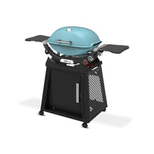 Weber® Q 2800N+ Portable Grill with Stand, Propane Grill, Sky Blue