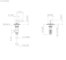 ADA Deck valve, counter-clockwise closing