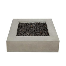 BBQGuys Signature La Valle 42-Inch Square Propane Fire Table - Flint - 1592LP-FLNT