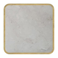 Butler Specialty Company Monhegan Outdoor Teak and Marble Coffee Table - Natural