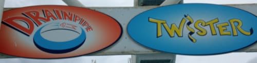 CCL Dream Waterworks Drainpipe/Twister Sign