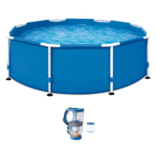 8ft x 30in Outdoor Activity Round Frame Above Ground Swimming Pool Set