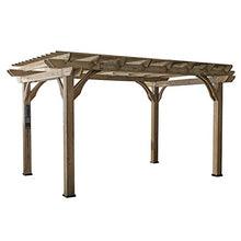 Backyard Discovery Somerville Cedar Wood Pergola Kit Barnwood Grey