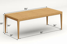 Grade-A Teak Wood Dining 84" Amilo Rectangle Table #2530