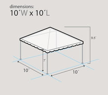 TentandTable West Coast Frame 10' x 10' Canopy Tent White