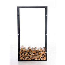 DJVHSRI Firewood Storage Rack European Style Metal Flooring Fireplace Decorative Firewood Storage Rack Wood Firewood Divider Rack,