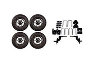 3G 5" Lift Kit Combo with 12" Flash Wheels for EZGO RXV Golf Carts 2008-2013.5