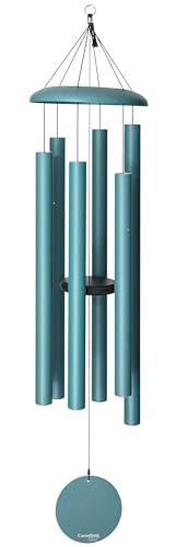 Corinthian Bells by Wind River - 56 inch Patina Green Wind Chime for Patio, Backyard, Garden, and Outdoor Decor (Aluminum Chime) Made in the USA