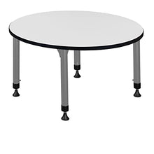 Romig Kee 36" Adjustable Classroom Activity Table Grey/White
