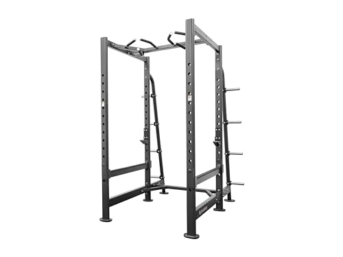 BK BodyKore Commercial Squat Cage Multi-Grip Pull Ups & Dip Bar Adjustable J Hooks G256
