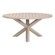 Essentials For Living Boca Outdoor 63" Round Dining Table in Natural
