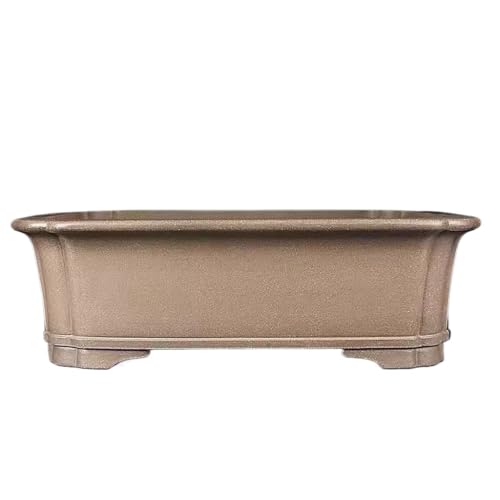 thalo Planter Pots Plant Pots 18in Alabaster Bonsai Flower Pot Handmade Rectangular Purple Clay Green Plant Pots Plant Container Accessories