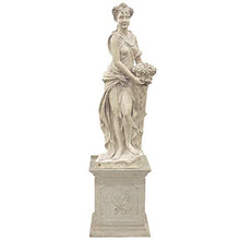 Design Toscano Autumn Fall Woman of Four Seasons Garden Statue Set Ancient Ivory