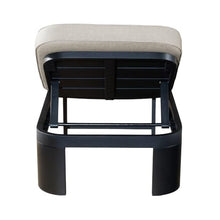 Merax Acacia Wood Outdoor Chaise Lounge Chair Set of 4 with Cushion, Black