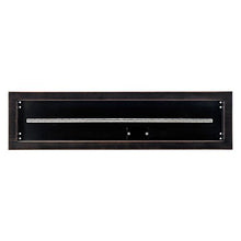 30"x 6" Linear Channel Oil Rubbed Bronze Drop-in Pan with Spark Ignition Kit - Natural Gas