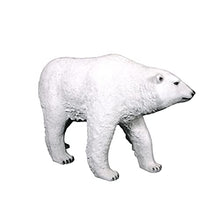 Design Toscano Polar Bear on the Prowl Outdoor Garden Animal Statue, 76 Inch, Resin, Full Color Finish