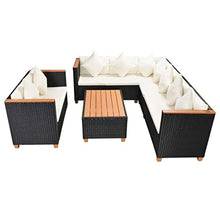 AMBERARD Patio Furniture Set Set of 5 Black Furniture Set