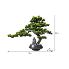 YXIANG56Q Fake Plants Artificial Bonsai Tree with Realistic Wood and Ceramic Pot, Fake Plants for Home Bedroom Office Bonsai Tree