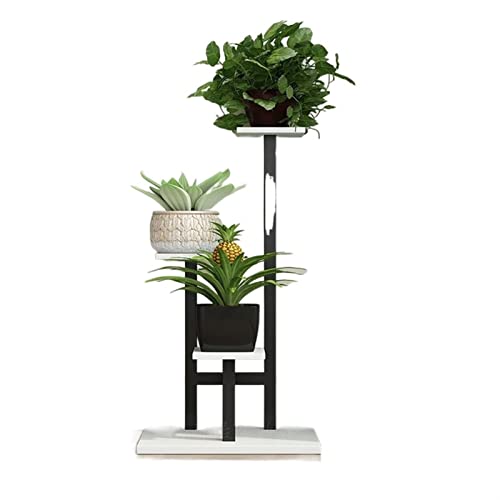 Flower Stand T-Shaped Plant Stand Three-Layer Flower Stand Iron Flower Pot Holder Shelf Planter Display Organizer Garden Balcony Plant Stand