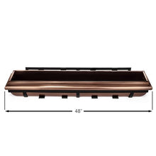 H Potter Window Box, Antique Copper Finish, 48 Inch with Metal Frame