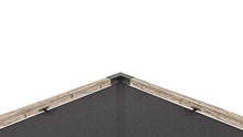 TOJAGRID Wall Mount Pergola Kit with Shade Sail for 4x4 Wood Posts 12x12 Black