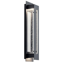 Kichler River Path LED Outdoor Wall Sconce Light, Black