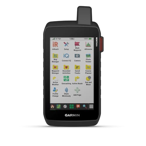Garmin Montana® 760i Rugged GPS Handheld Navigator Black