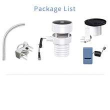 NURII GW1103, Weather Station, Includes WS80 Ultrasonic Anemometer Sensor, Self-Emptying Rain Gauge Sensor and GW1100 Hub(433MHz)