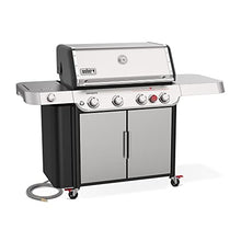 Weber Genesis S-435 Gas Grill, Natural Gas Grill, Stainless Steel BBQ Grill