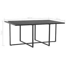 Makastle 7 Piece Patio Dining Set with Cushions - Outdoor Poly Rattan All-Weather Table and Chairs Furniture Set for Backyard Terrace 65" x 42.9" x 28.3"