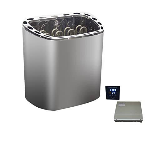 Sauna Steam Generator Sauna Heater Sauna Heater Stove 4.5KW Traditional Dry Sauna Room Electric Sauna Heater with Digital Controller Sauna Accessories (Color : 6KW) (4.5kw)