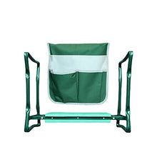 KANDUO Folding Garden Kneeler Seat, Portable Bench Stool with Soft Kneeling Foam Pad and Tool Pouch, Garden Seat Gardening Kneelers Tools for Gardening, Fishing