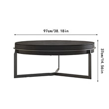 DIEYPOL Coffee Table Coffee Table Modern Minimalist Storage Round Small Coffee Table Living Room Home Coffee Table Living Room Furniture Mesa para Centro De Sala(B)
