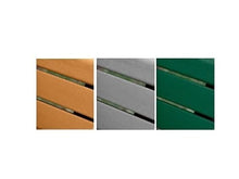 Frog Furnishings Outdoor Bench | Resinwood slates and Powder Coated, Heavy Duty cast Aluminum Frames | Patio Seating Bench for Front Porch, Backyard and Park- Green Slat (6 Feet)