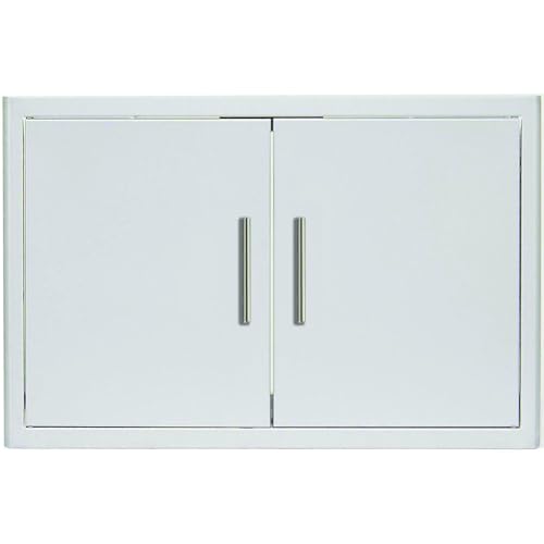 Blaze 32-Inch Stainless Steel Double Access Door with Paper Towel Holder - BLZ-AD32-R-SC